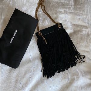 ysl fringe bag